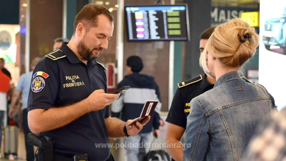 O femeie de 25 de ani, depistată cu ACTE FALSE pe Aeroportul Otopeni: voia să scoată din țară 3 copii minori/ Poliția de Frontieră