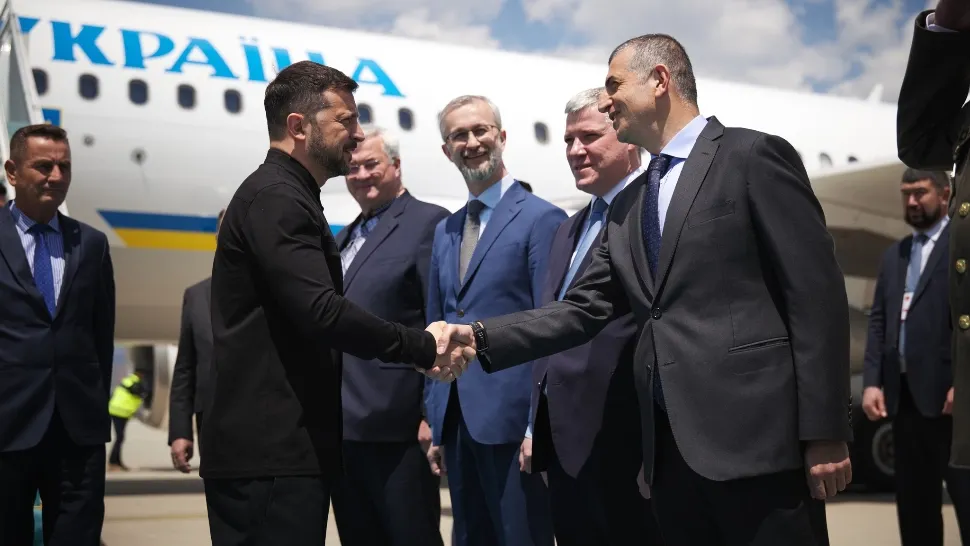 Volodimir Zelenski a ajuns joi la Ankara/ Foto: Facebook