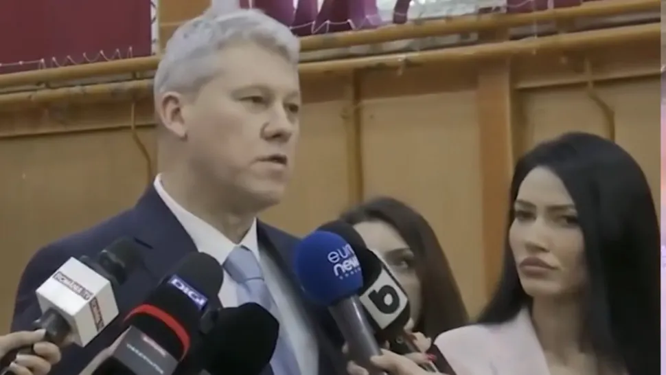 Predoiu, declarații în secția de vot. Lui Georgescu și Simion le-a fost INTERZIS să facă asta/ Captură video
