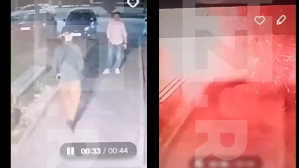 Mometul în care o explozie îl ucide pe viceprimarul orașului Stavropol.