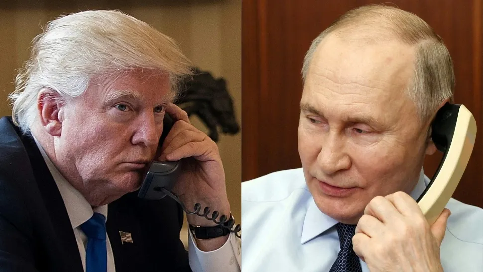 Discuția dintre Donald Trump și Vladimir Putin s-a încheiat. Foto: Profimedia