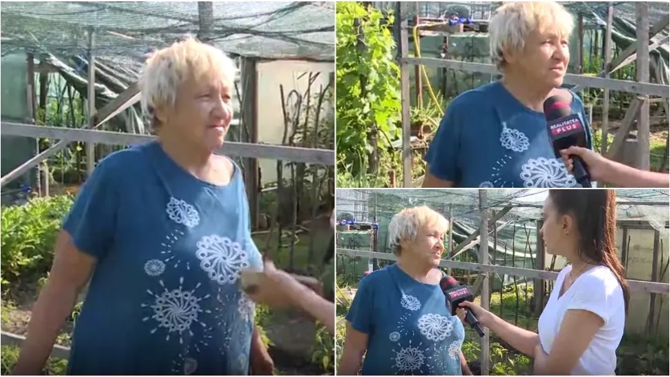 Bătrânii de la sate, umiliți și flămânzi. FOTO: Captura Realitatea PLUS