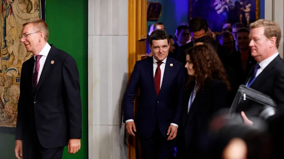 Nicușor Dan la summit-ul NATO de la Vilnius. Foto/Profimedia