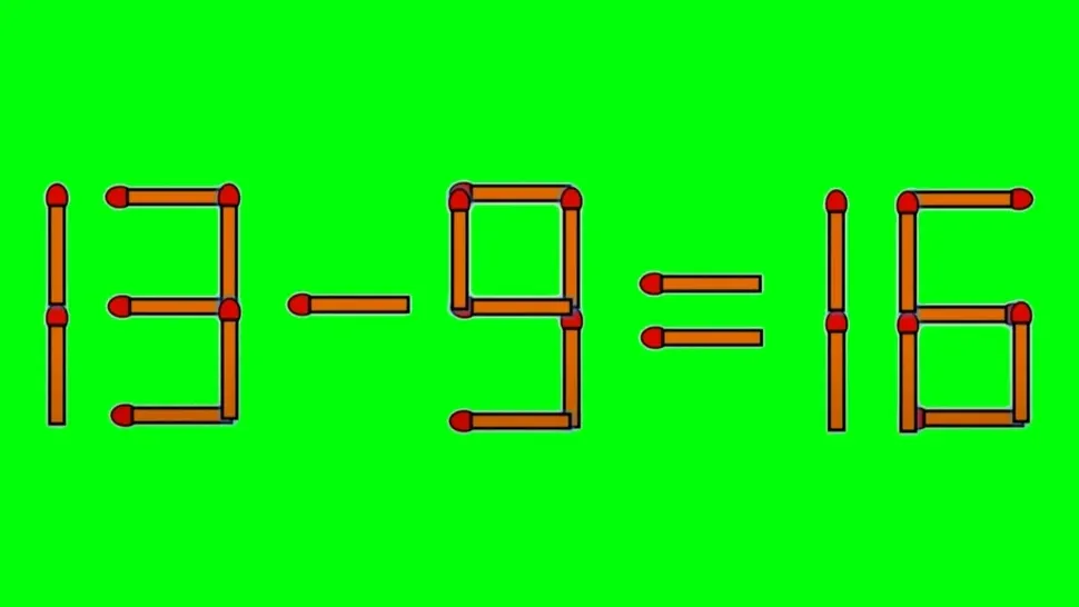 Test IQ doar pentru mințile luminate! În cât timp poți corecta 13-9=16?