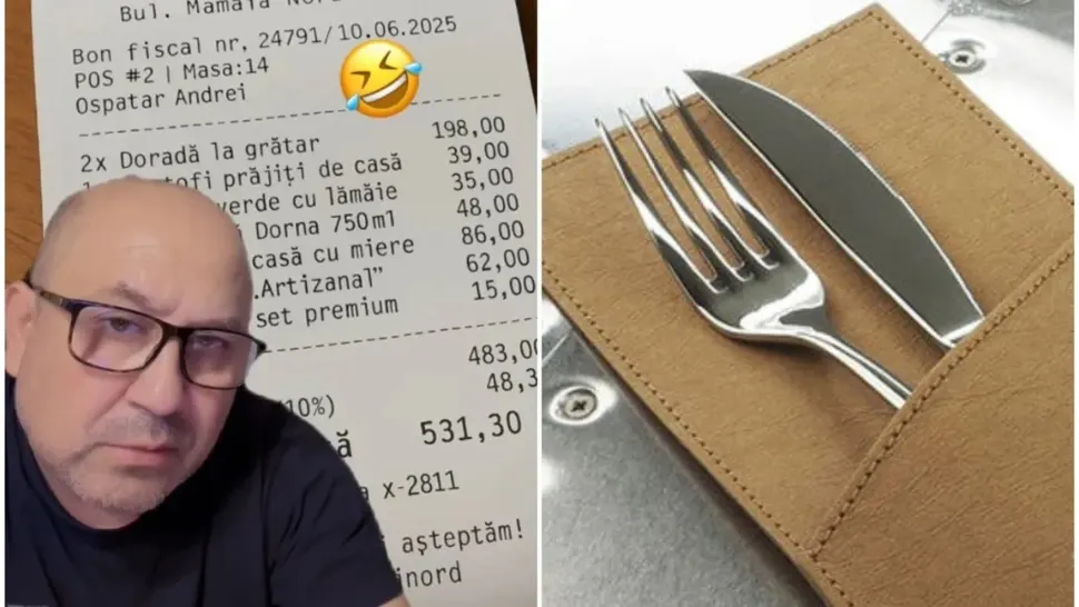 Hoție cu ștaif pe litoral: tacâmuri „premium” taxate separat la restaurant în Mamaia Nord