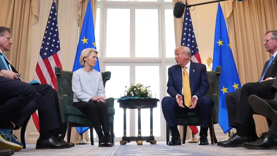 Întâlnire crucială la Turnberry, în Scoţia. Trump și Von der Leyen au convenit un acord comercial între UE şi SUA