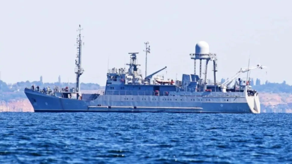 Rusia a scufundat o navă ucraineană de recunoaștere, la gurile Dunării, folosind o dronă navală - VIDEO