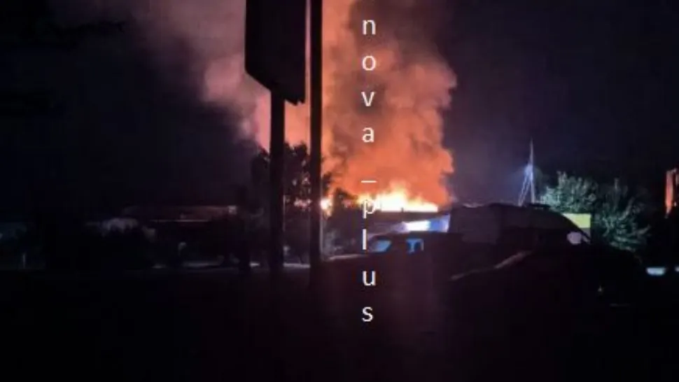 Infrastructura feroviară din Rusia, lovită de armata ucraineană: o gară din Volgograd, în flăcări / Captură X