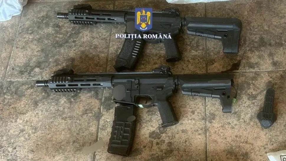 Hoț prins după ce a furat arme de airsoft și scule electrice dintr-o bază sportivă. Produsele urmau să fie vândute