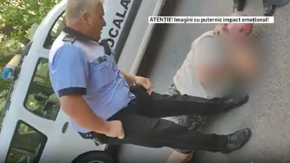 Pensionar trântit la pământ pentru că nu s-a legitimat. Bărbatului cardiac i s-a făcut rău după agresiune