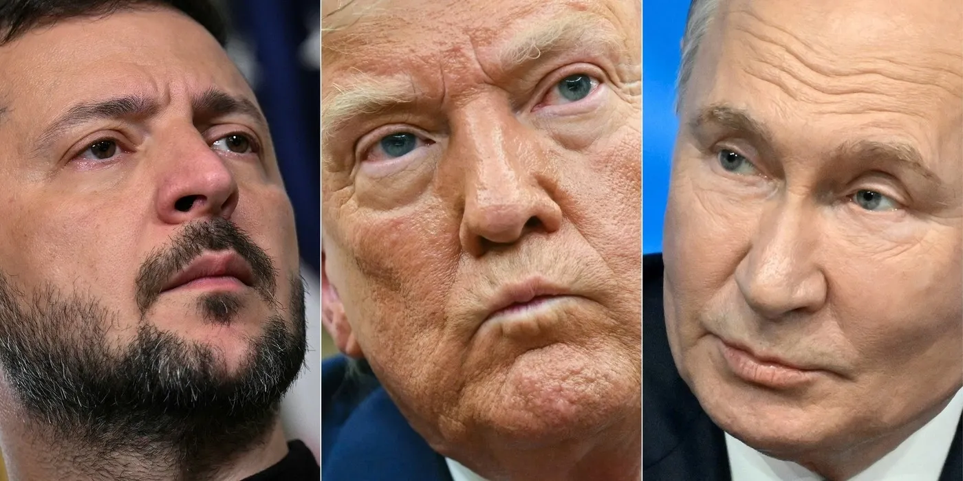Zelenski, Trump și Putin / Foto: Profi Media