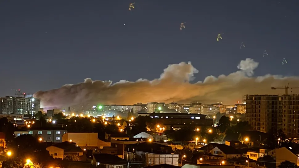 Incendiu masiv în Sectorul 2; întreg Bucureștiul a fost afectat. Au fost emise numeroase mesaje RO-Alert, iar anumite zone au fost acoperite de fum dens și foarte toxic – Agenția Mediului