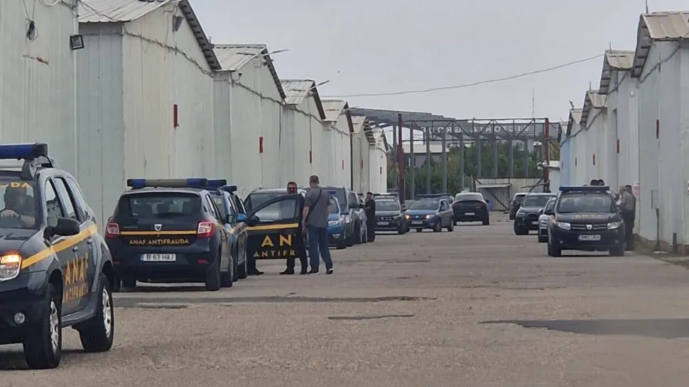 Antifrauda a controlat trei complexuri comerciale și logistice din București și județul Ilfov. Foto/ANAF