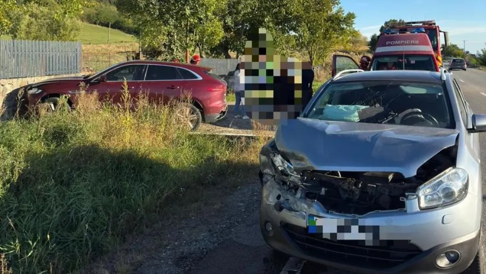 Accident rutier cu cinci victime pe DN 15A, în județul Mureș. Printre răniți se află doi copii