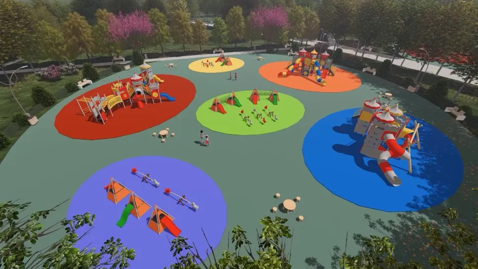 Au început lucrările de extindere a parcului Tudor Arghezi cu încă 4 hectare, dintre care trei sferturi vor fi doar spații verzi - FOTO