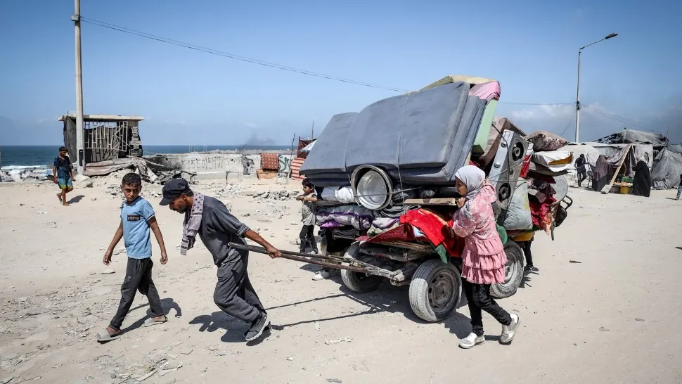 Populația din Gaza este somată să părăsească imediat zona. Foto: Profimedia