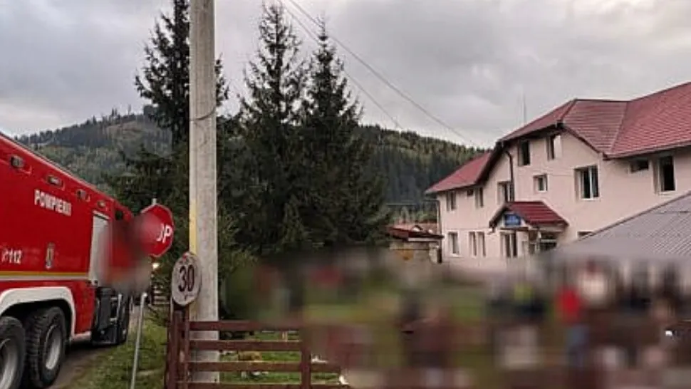 Un incendiu a izbucnit la un centru de reabilitare pentru persoanele cu dizabilități din județul Suceava