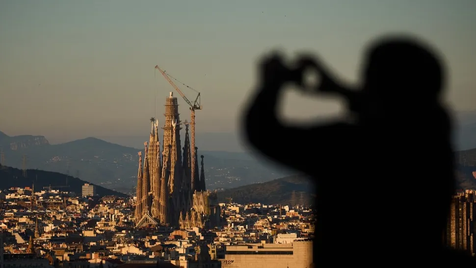 Edificiul este vizibil din orice colț al Barcelonei (Profimedia)