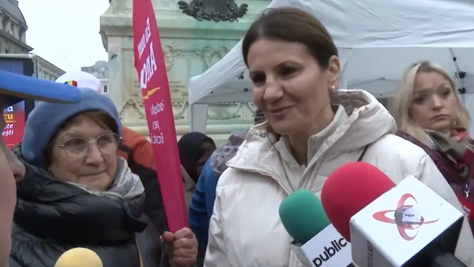 Anca Alexandrescu, în mijlocul oamenilor: momente emoționante/ Captură video 