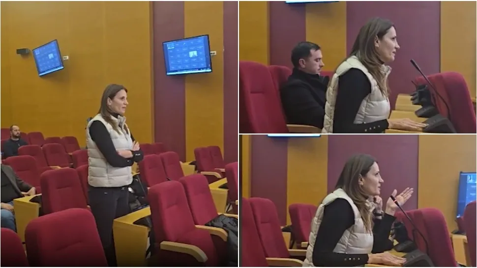 Anca Alexandrescu a descins la ședința Primăriei