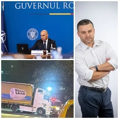 SURSE: TIR-ul implicat în accidentul mortal din Capitală are numere de Bihor. Legăturile ascunse ale axei Ciucu-Bolojan: ce se pregătea, de fapt / Colaj foto