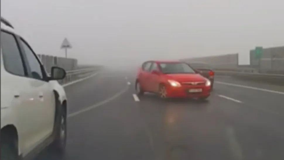 Șofer prins pe contrasens pe Autostrada A3