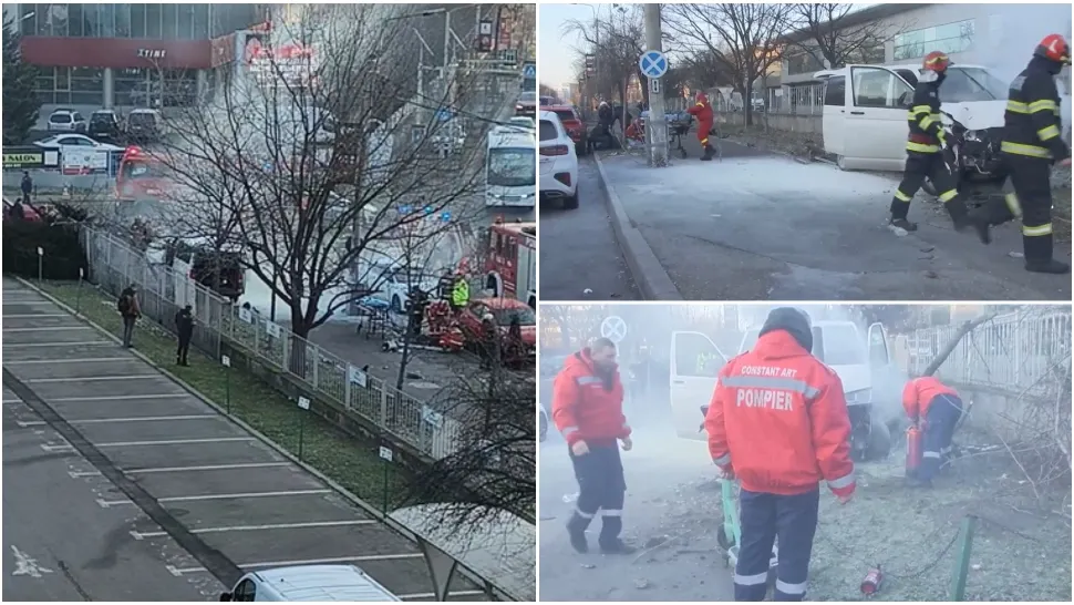 Accident în București. FOTO: Facebook