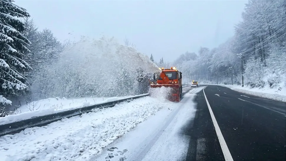 Iarnă în toată regula în România. FOTO: descriptiv