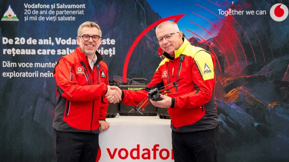 Vodafone și Fundația Vodafone continuă parteneriatul de peste 20 de ani cu Salvamont România
