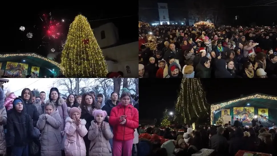 Bucurie și emoție în curtea Episcopiei Hușilor