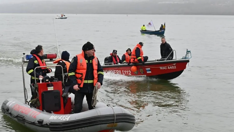 Un marinar a fost dat dispărut pe Dunăre. Autoritățile, mobilizare pentru o misiune de salvare de amploare (foto: ISU Teleorman)