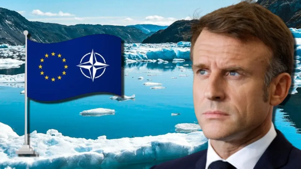 Macron vrea ca NATO să organizeze un exercițiu în Groenlanda