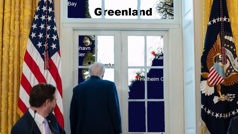 Trump cu ochii pe Groenlanda. Foto/Casa Albă