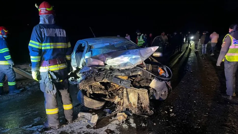 Accident rutier cumplit în Sibiu! A fost activat PLANUL ROȘU: șapte persoane implicate, una în stop cardio-respirator