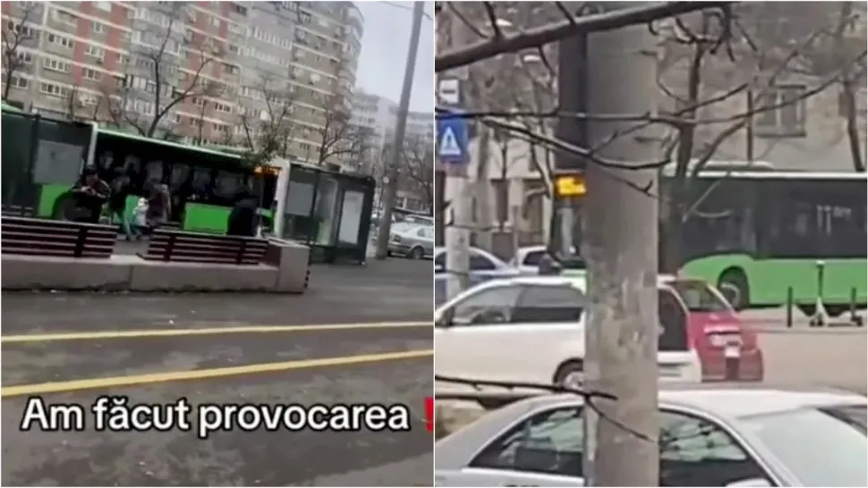 „Break an egg”, noua provocare virală care pune în pericol transportul public. Adolescenți din București aruncă ouă în autobuze pentru vizualizări - VIDEO