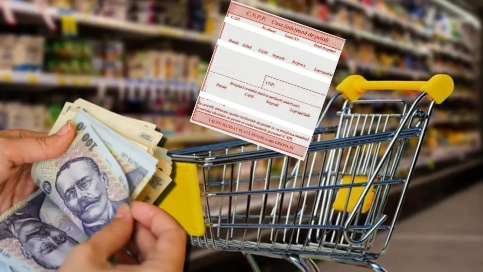 Pensia medie, mult sub coșul minim de consum