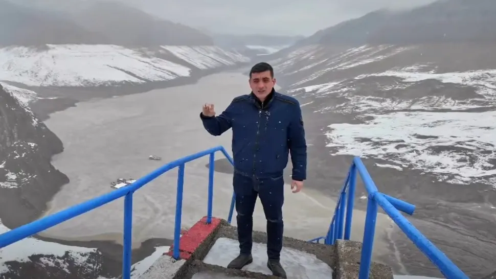 George Simion, mesaj incendiar de la barajul Vidraru: „12 februarie, ora 12”. VIDEO