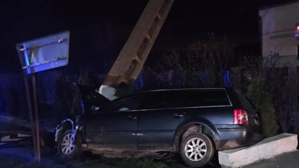Accident grav în județul Timiș. FOTO: NEWS.ro