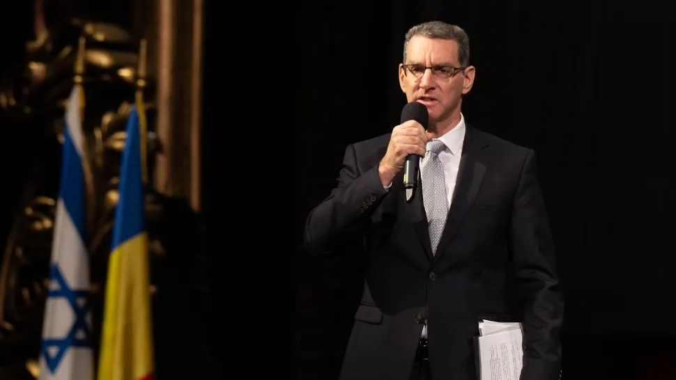Ambasadorul Israelului la București. Foto: Facebook