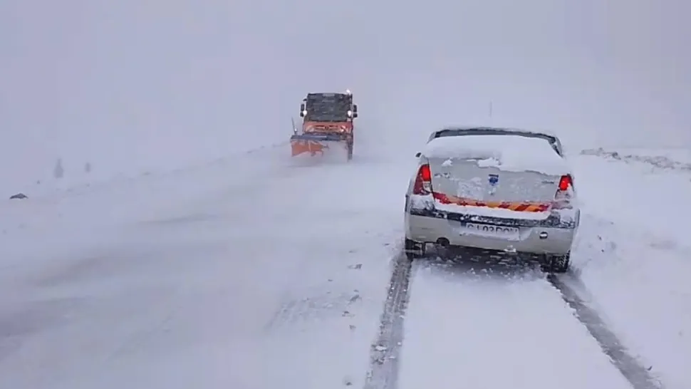 Cod GALBEN de viscol în peste jumătate din țară. Temperaturi scăzute, vreme extremă în mai multe județe