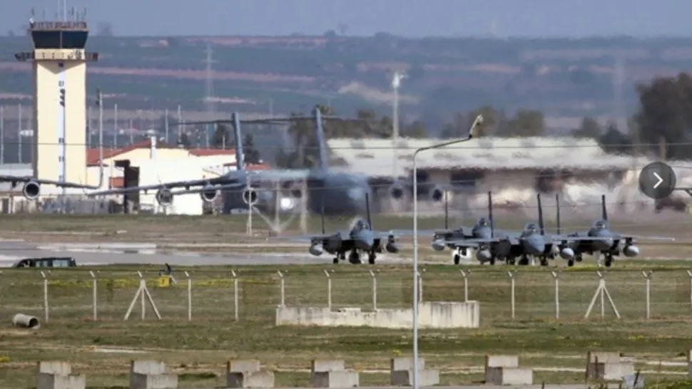 Baza militară de la Incirlik/ Captură foto 