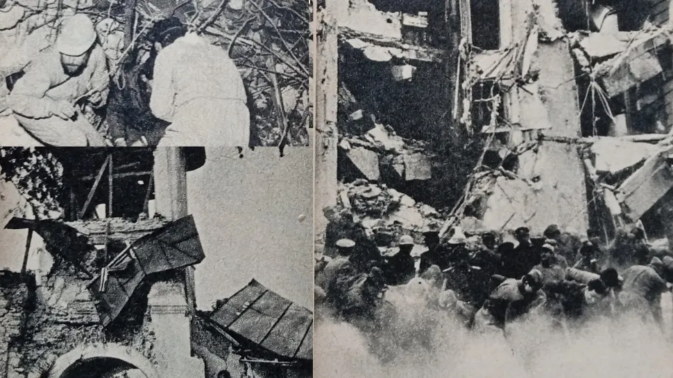 Imagini ale dezastrului produs de seismul din 4 martie 1977