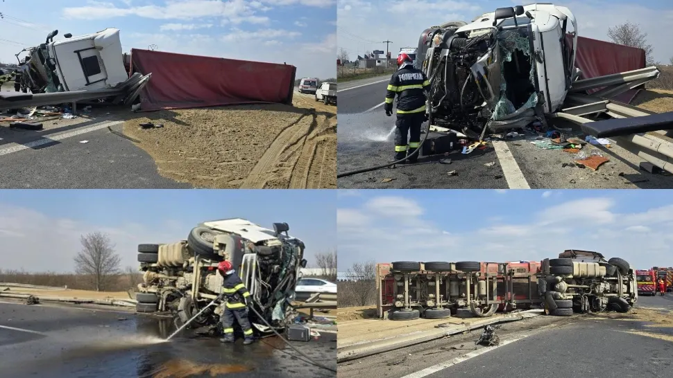 Trafic dat peste cap pe autostrada A1 Bucureşti – Piteşti