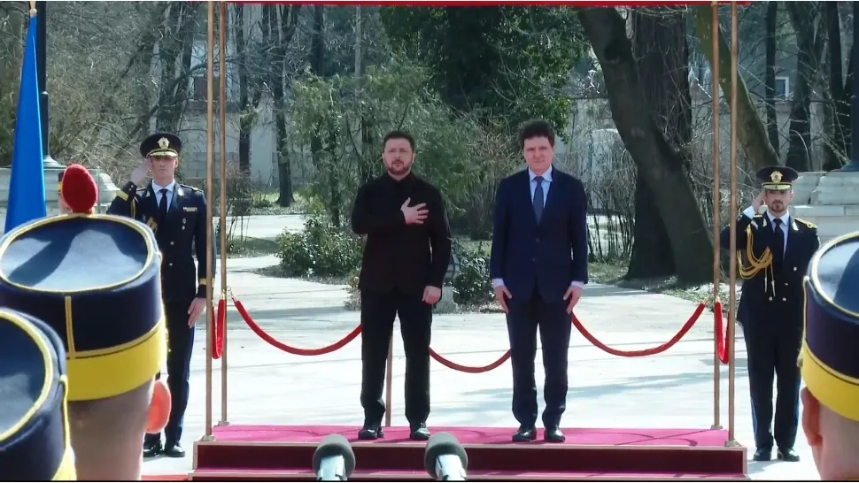 Volodimir Zelenski, vizită oficială în România