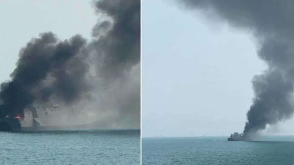 Iranul amenință SUA după scufundarea navei de război.