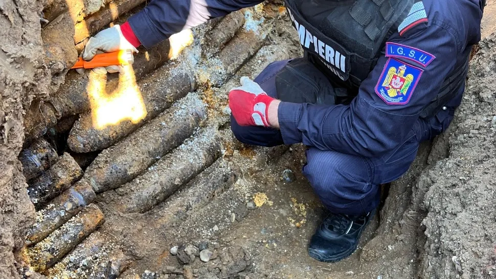 Depozit uriaș de muniție din Primul Război Mondial, descoperit accidental de echipele de intervenție