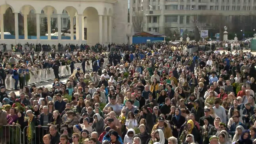 Procesiunea de Florii 2026 din București.