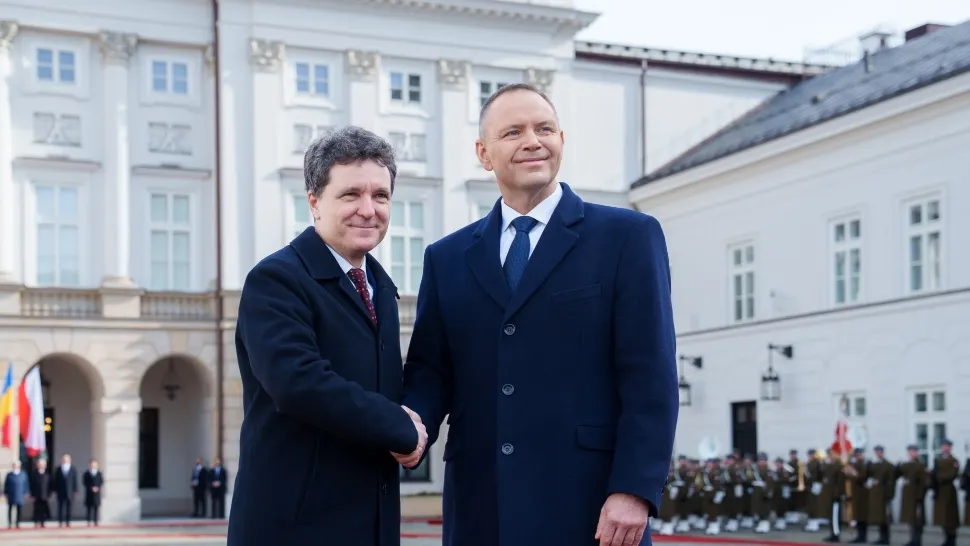 Nicușor Dan și Karol Nawrocki. FOTO: Presidency