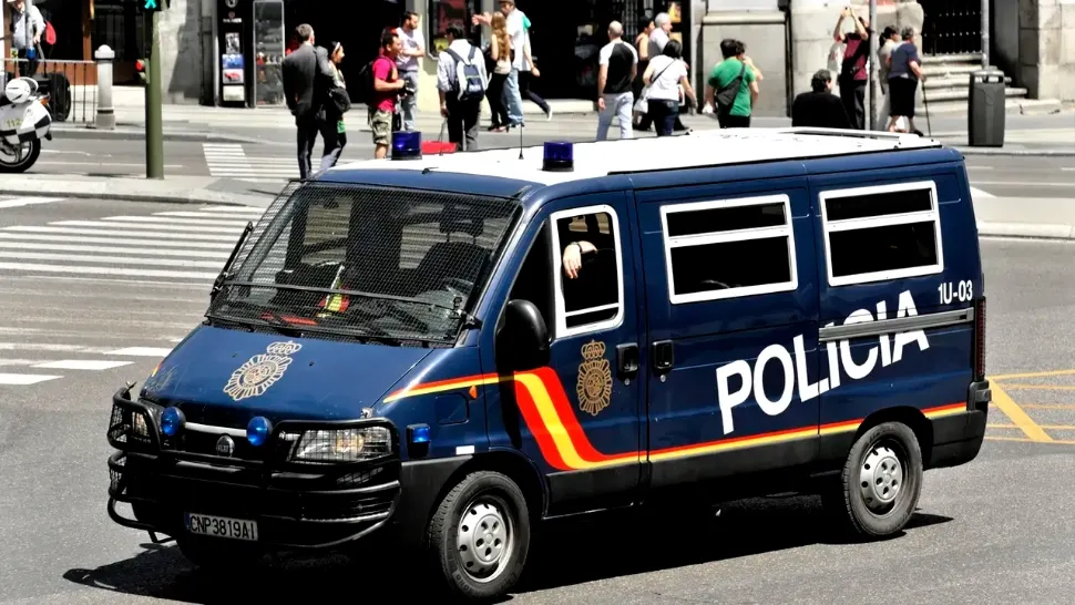 Mașină de poliție spania.