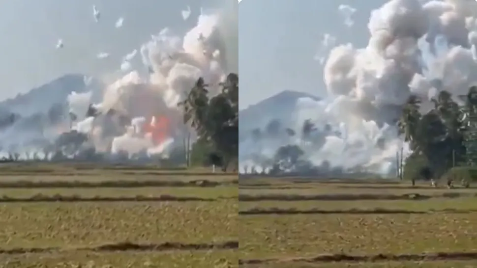 Incendiu la un depozit de artificii în sudul Indiei